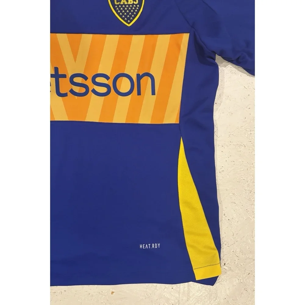 Club Atletico Boca Juniors Adidas 2024 Home Jersey Size Medium Slim Soccer